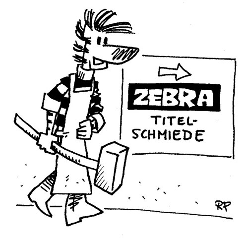 10-Jahres-Index der Sprechblase Zebra